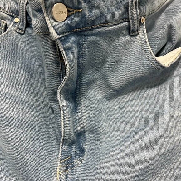 Risen light Blue high-waisted wide -leg jeans - Picture 7 of 13